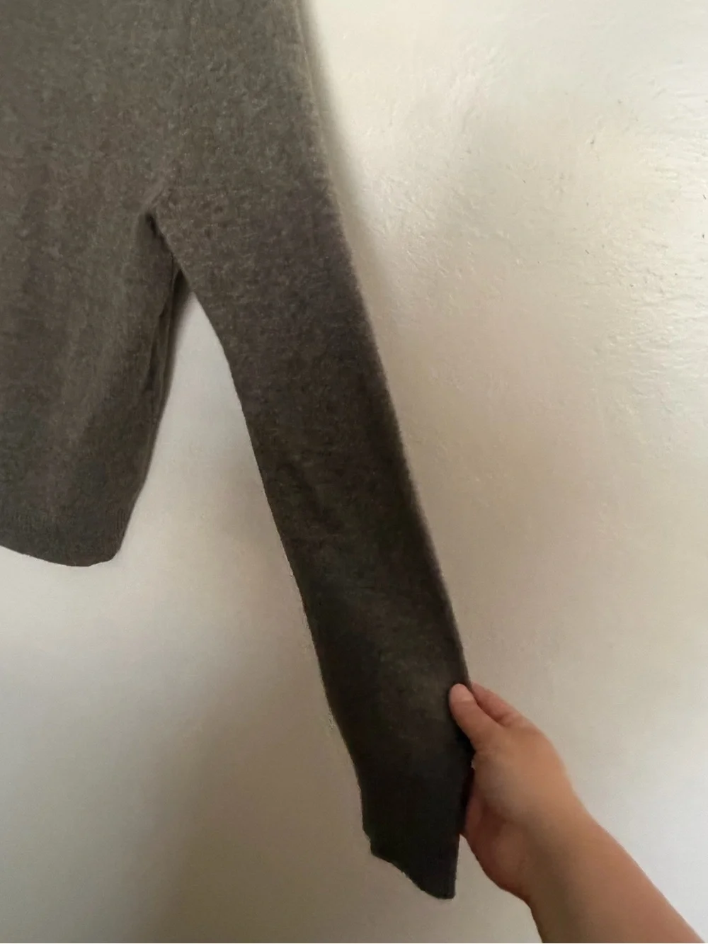 J. Crew Men's Turtleneck Sweater in Taupe, 100% wool